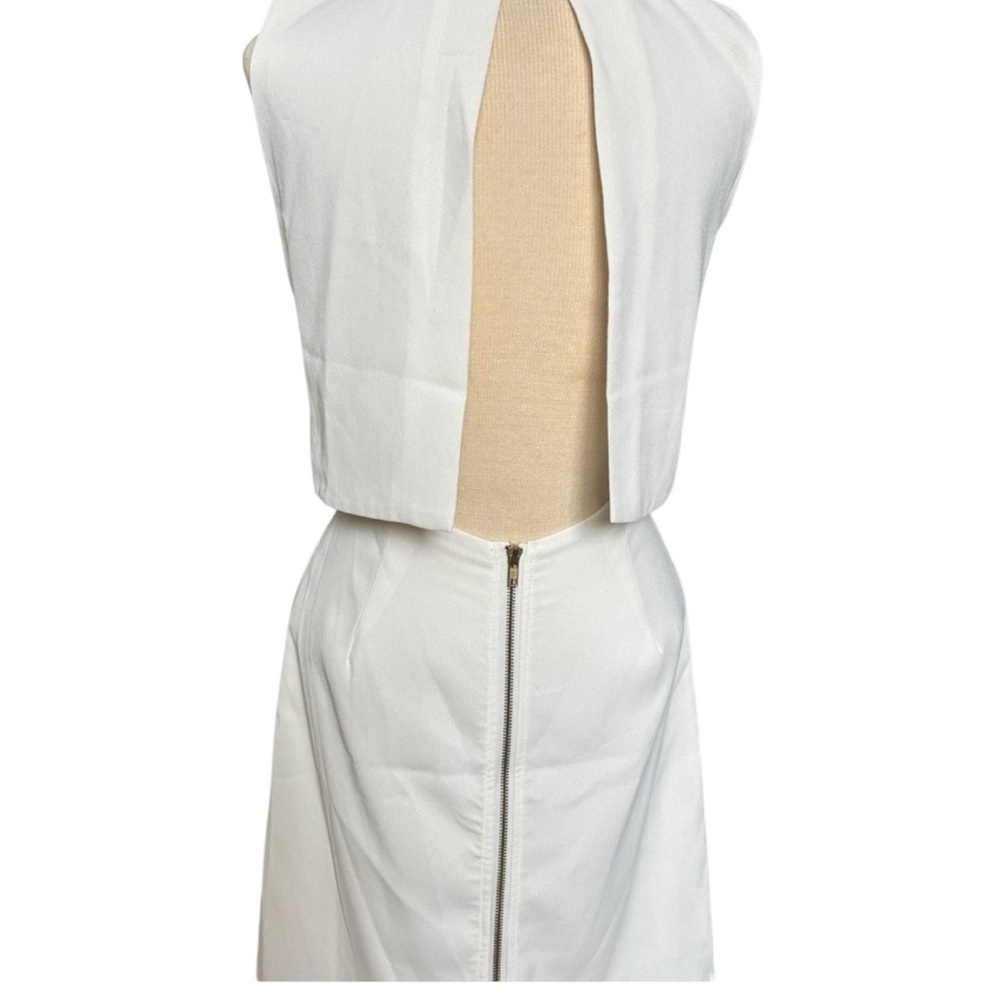 Lulu's Cream Satin Dress - Picture 6 of 6